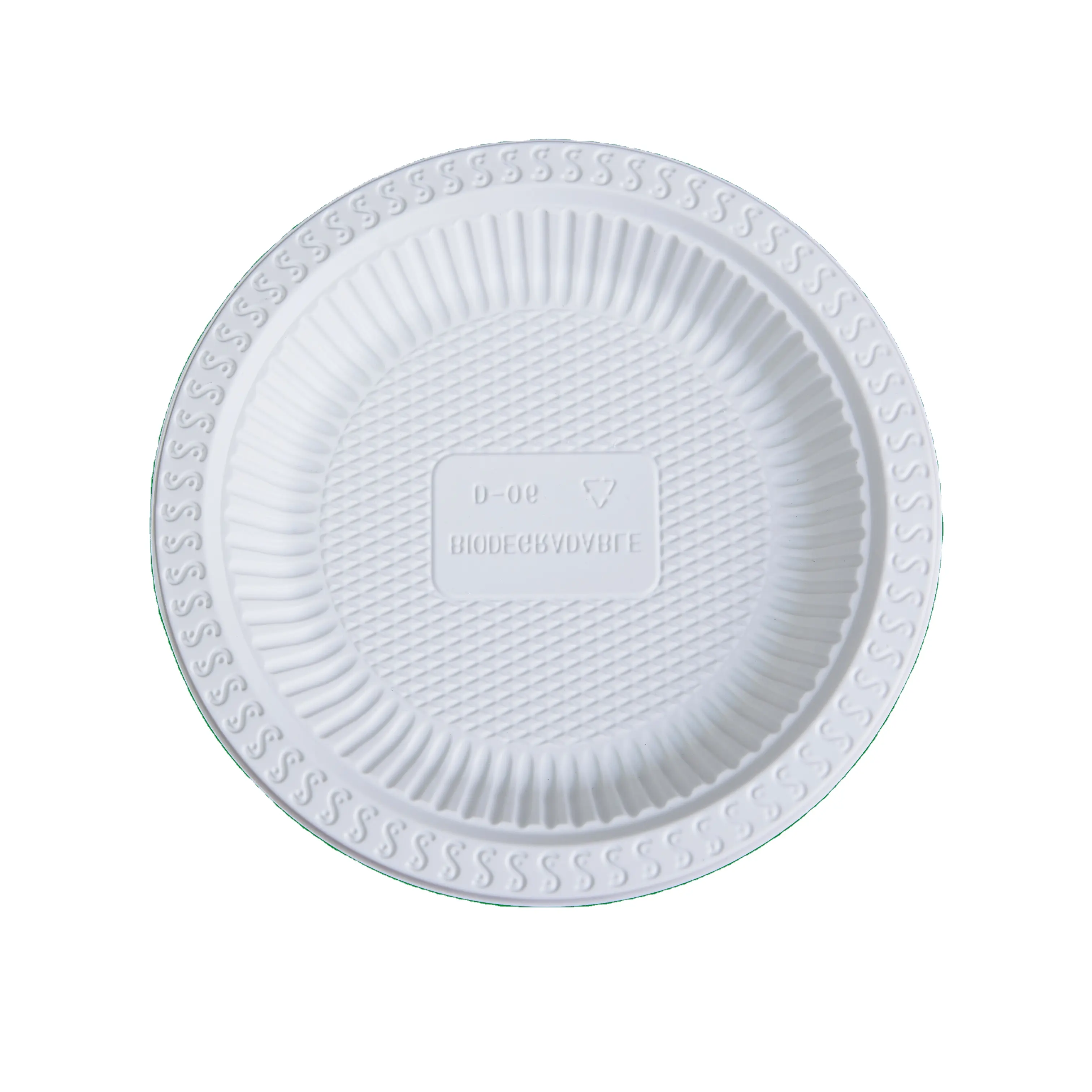 Eco-Friendly Feature and Dishes & Plates Dinnerware Type Disposable Round Plate