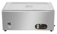 Bain marie en acier inoxydable 6 bacs plateaux de table bain marie électrique supérieur