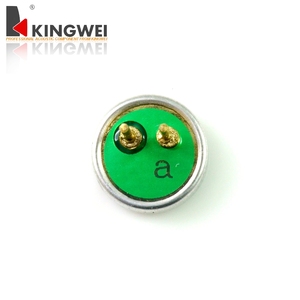 Mini 6x1.5MM Electret <b>Condenser</b> <b>Microphone</b> Component 44dB Omni-directional IP57 Standard 2-Pins Headset - Product Image 4