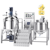 Machine de fabrication de crème cosmétique, émulsifiant sous vide, homogénéisateur, cuve de mélange avec mélangeur à cisaillement élevé