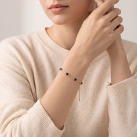 Bracelets tendance en or plaqué or 18 carats en acier inoxydable avec zircon, faits à la main, style bohème, pour femmes, bijoux de mode