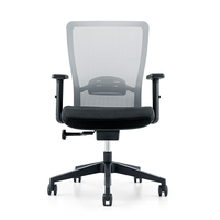 Fourniture directe par l'usine en gros Chaise de bureau personnalisée rembourrée moelleuse de style moderne avec accoudoirs