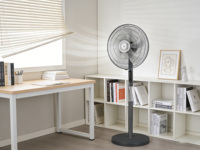 Ventilateur industriel vertical silencieux oscillant haute puissance de 16-18 pouces en plastique pour extérieur, grande puissance de ventilation