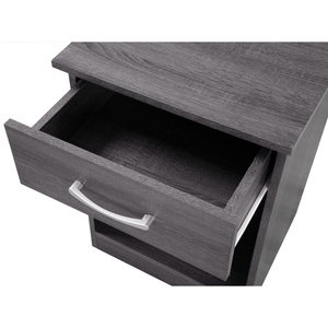 Lindsey G0043-N RTA Nightstand Gray <b>Storage</b> Drawer <b>Bedside</b> Table - Product Image 2