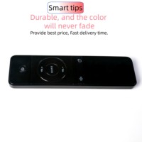 Nuevo Modelo de Control Remoto Universal de 8 Botones con Iconos Personalizados, Luz Indicadora LED Negra, de Buena Calidad y Económico para Smart TV