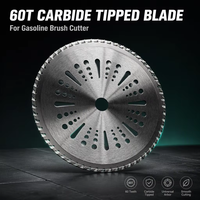 Disque de coupe universel à 60 dents en carbure pour débroussailleuse, lame de scie pour tondeuse à gazon, accessoires d'outils de jardin