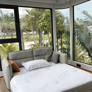 Casa Cápsula Prefabricada Moderna FLKT con 270 m2 °   Casa Móvil de Lujo con <span class=keywords><strong>Vista</strong></span> Panorámica, Casa Modular Lista para Habitar - Product Image 4