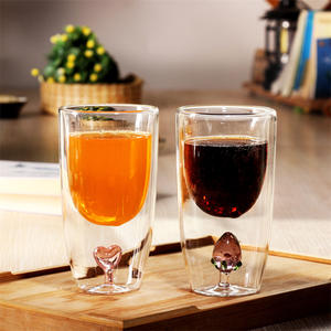 Glass Coffee Cup, Transparent Heat-resistant Double-layer Glass Cup, High Borosilicate Anti-scald Cup - Product Image 2