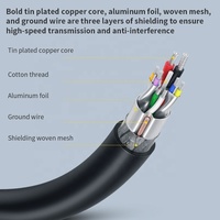 Kabel Ekstensi USB 3.0 Kecepatan Tinggi Antarmuka Pria Wanita Kabel Daya Data Universal untuk Pemindai Keyboard Komputer Penggunaan Rumah dan Mobil