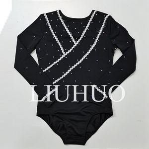 Combinaison de patinage artistique LIUHUO pour costumes de gymnastique, tenue de danse pour garçons, combinaison de patinage rythmique - Product Image 3