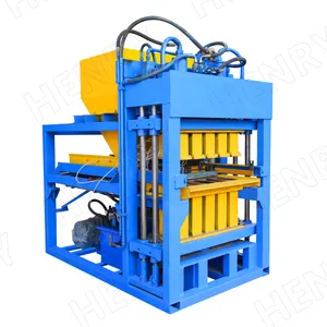 Hr4-10 Hydraulic System Fully Automatic Earth Brick Machine Lego Brick Machine