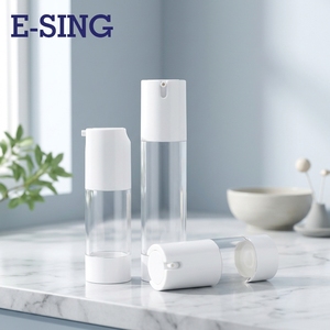 Flacons de lotion sous vide à visser et à pression 15ml 30ml 50ml ST3341-C – Pompe sans air à étanchéité renforcée pour une distribution fluide de sérum de soin cutané - Product Image 1