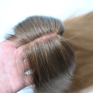 Peluca <span class=keywords><strong>con</strong></span> malla frontal Suiza resaltada de cabello Remy virgen chino 100% de aspecto natural - Product Image 3