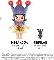 Figura Coleccionable MART MEGA Royal Molly 400% Snow White de 138 cm, PVC, Decoración para el Hogar, Juguete Artístico con Embalaje Original