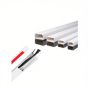 Barquette de rangement adhésive détachable en plastique 10x20 pour la gestion des câbles et des accessoires - Product Image 2