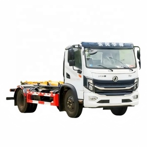 Camión volquete de reciclaje de basura Dongfeng nuevo 4*2 elevador de brazo hidráulico Roll-Off 5 toneladas camión de basura de elevación de <span class=keywords><strong>gancho</strong></span> - Product Image 1