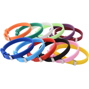 YDS Custom Food Grade Weiches Silikon-Haustier halsband mit Rekord karten Machen Sie Löcher von Ihnen - Product Image 1