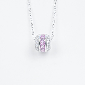 Collier pendentif S925 Padparadscha - Product Image 1