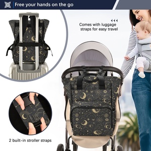 Bolsa de Pañales Impermeable para Bebé, Mochila de Gran Capacidad para Mamá, Bolsa de Viaje, Precio Bajo al por Mayor - Product Image 4