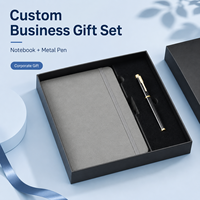 Ensemble de boîtes cadeaux pour carnet A5 personnalisé, cadeaux de bureau et d'affaires avec logo personnalisé, en stock en gros
