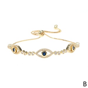<span class=keywords><strong>2022</strong></span> Offre Spéciale turquie mauvais yeux Bracelets bijoux mode femmes plaqué or fille bijoux en gros - Product Image 5