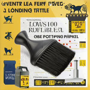 Brosse à raser pour salon de coiffure, brosse à poils doux pour nettoyer le cou lors de la coiffure et des coupes de cheveux # 1) - Product Image 3