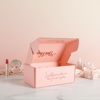 Boîte d'expédition en carton ondulé avec gaufrage et revêtement UV, en matériaux recyclés, pour cosmétiques, couteaux, cadeaux, artisanat et livraison express