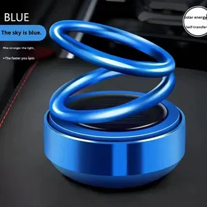 2026 Trending Double-Ring Perfume Solar Suspended Car Aromatherapy Ornaments <b>Creative</b> New Arrival Novelty <b>Gifts</b> From Supplier - Product Image 2