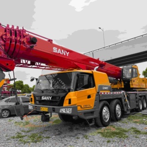 Low-Cost Used Sany 75 Ton Hydraulic Mobile <b>Crane</b> with Nice Price Ideal for Large Construction Projects - Product Image 4