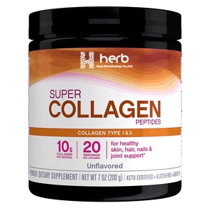 Poudre de protéines de collagène multi-organique anti-âge cliniquement prouvée pour favoriser la santé de la peau, des cheveux, des articulations et de la digestion - Product Image 1