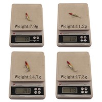 Leurre de pêche coulant VIB Jig pour achigan 9g/12g/15g/18g avec fente pour triple hameçon et design de poisson réaliste