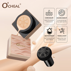 Crème BB en poudre pressée aux champignons, fond de teint coussin éclaircissant nude, imperméable, hydratant, certifié CE, 20g - Product Image 6