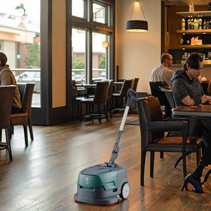 Nettoyeur de sol électrique mini CleanHorse K1 à fonctionnement rapide, poids 10 kg, pour le nettoyage des sols imperméables et des sols en époxy - Product Image 1