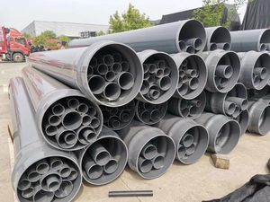 Pipa irigasi pertanian PVC 50mm fleksibel tekanan tinggi Diameter 500mm pipa PVC 20 inci harga terbaik - Product Image 4