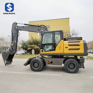 <span class=keywords><strong>Mini</strong></span>-excavatrice compacte à roues à faible coût avec godet hydraulique, pièces adaptées aux projets de démolition et aux entreprises de location - Product Image 4