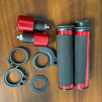 Pompe de frein en alliage d'aluminium CNC 22 mm avec couvercle de poignée, kit combiné de frein à disque hydraulique avec bouchon de frein à main