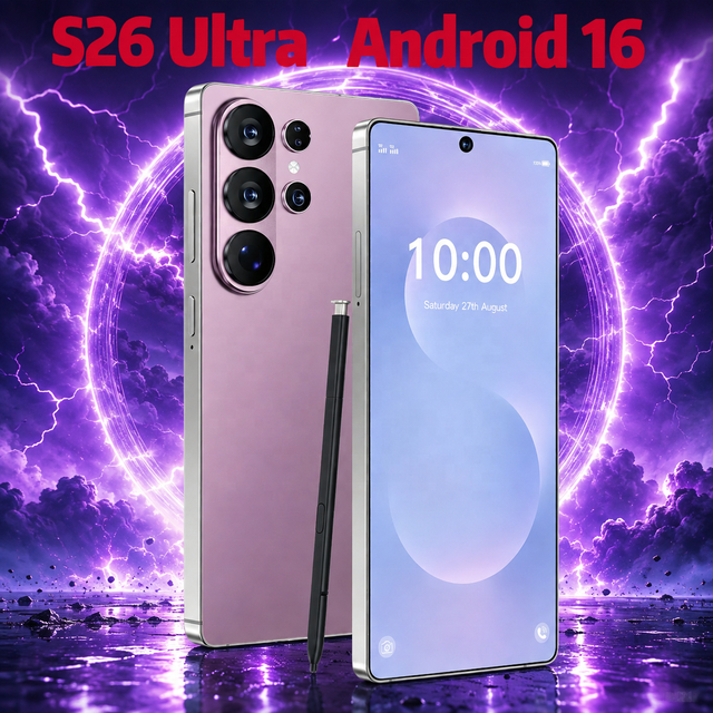 High Quality S 26 Ultra 22GB+2TB Android 16 Mobile Phone Global 5G WIFI Fast Speed Unlocked Dual SIM S 26 ULTRA Cheap Smartphone
