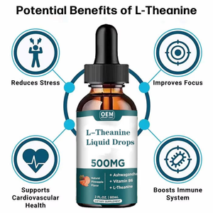 Ausreson OEM Estratto di Tè Verde Biologico GABA L-Teanina Gocce Liquide Prezzo Integratori per il Sonno con Amminoacidi Gocce Liquide di L-Teanina - Product Image 2
