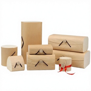 High Quality Customized Recyclable Natural Birch Bark Wooden Gift Packaging <b>Box</b> for Necklaces Jewelry & Tea - Product Image 2