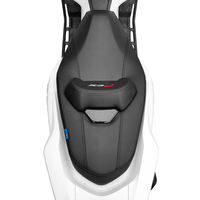 Siège de moto en cuir rétro PCX160 pour conducteur avant et arrière, imperméable, mousse haute densité, ergonomique