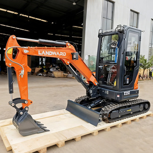 Mini Excavadora Industrial de 2.5 Toneladas con Motor CE 5, Pequeña Excavadora de Orugas 1-2 con Componente de Motor Principal, Envío Gratis - Product Image 1