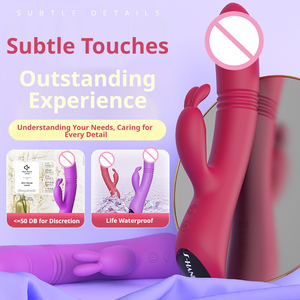 Hot <b>S</b>-hande Rabbit Vibrator Clitoral Stimulator Sex Toys Thrusting Vibrators G-Spot Vibrator <b>9</b> Modes lover Vibrator for Couple - Product Image 2
