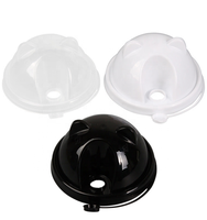 Tapa de Plástico Desechable de 90 mm, Tapa de Inyección de PP Tipo Domo para Bebidas