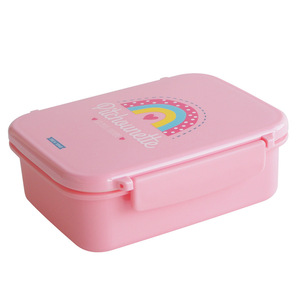 Customized Single Layer <b>Lunch</b> <b>Box</b> 301-500ML <b>Microwave</b> Safe Plastic Rectangle Bento <b>Box</b> For All - Product Image 4