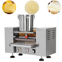 Machine à crêpes automatique industrielle, machine à gâteaux fins, machine à crêpes mille-feuilles, multifonction, haute productivité, 220V