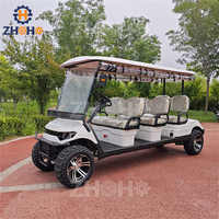 Voiture tout-terrain pliable de haute qualité à 6 places et 4 roues, buggy de golf à essence avec batterie au lithium
