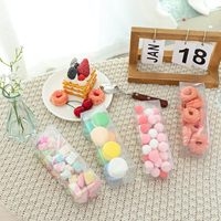 Boîte d'emballage en plastique acétate transparent personnalisable, boîte en PET pliable, boîte en PVC transparente pour bonbons et chocolats