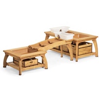 Meubles d'extérieur en plastique Montessori pour crèches et garderies, cuisine de jeu de rôle pour enfants, table à eau de jardin KANGYA