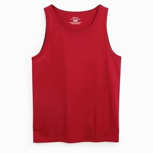Factory Custom Logo Oversized Vest Workout <b>Tank</b> <b>Top</b> Men's 100% Cotton Quick Dry Breathable Gym Casual Blank Men <b>Tank</b> <b>Top</b> Fitness - Product Image 2