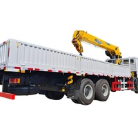 Camion grue Shacman X3000 6x4 380HP avec flèche droite de 12T, hauteur de levage de 7,5m, diesel, usage intensif, pour la logistique - En promotion